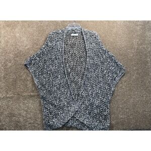 Abercrombie & Fitch Knit Yarn Cardigan Sweater - One Size - Gray/Black